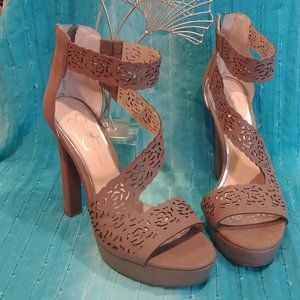 Jessica Simpson Sexy Crossed Strap heels